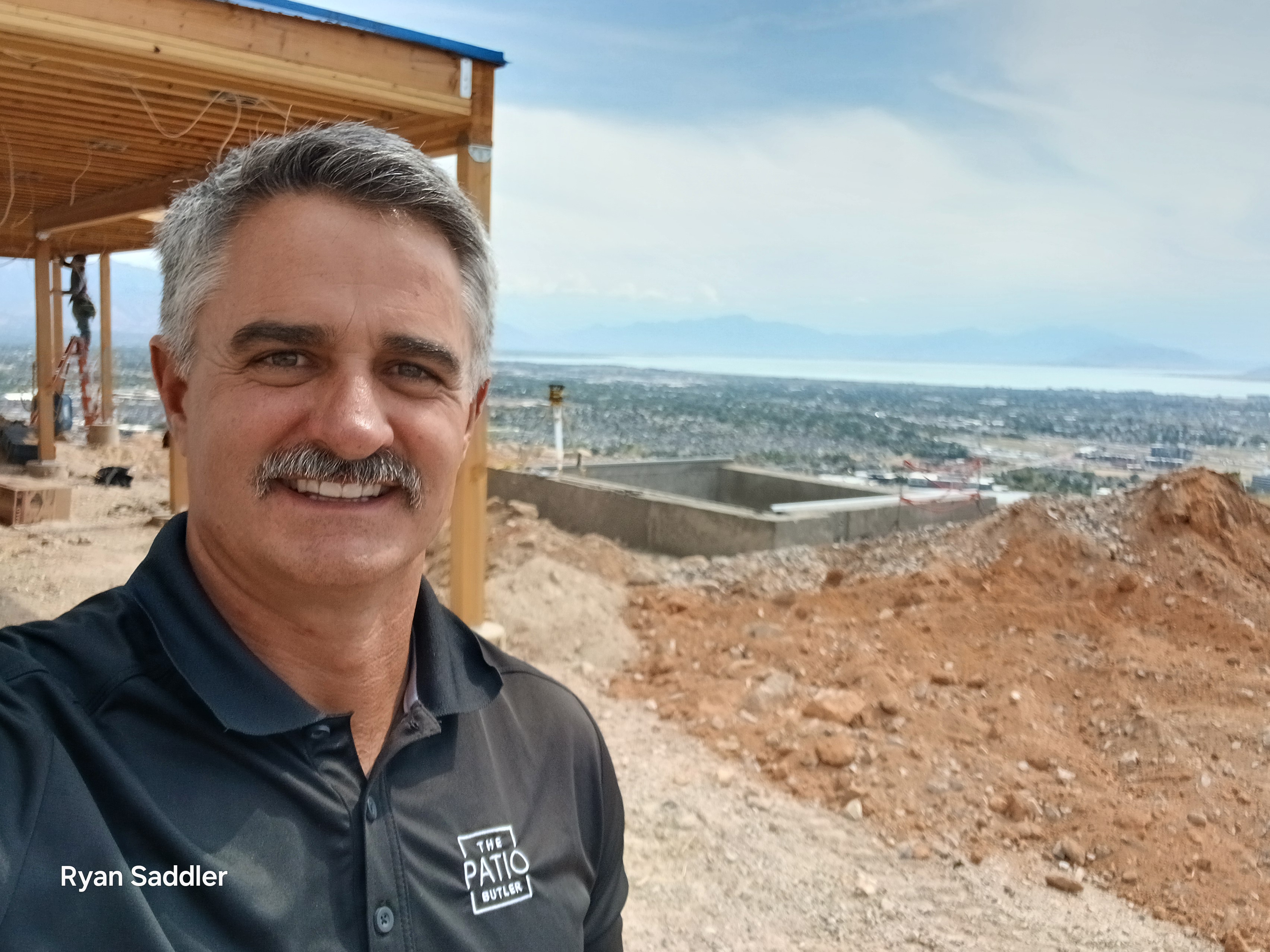 Ryan Saddler at a job site